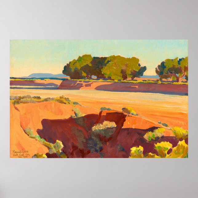 Poster Ombres sur Short Creek par Maynard Dixon (Devant)