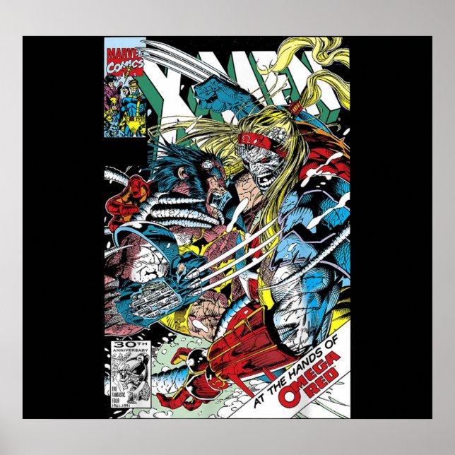 Poster Omega Red Comic Book Cover (Devant)