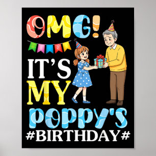 Poster Omg C'est l'anniversaire de ma grand-mère Joyeux G