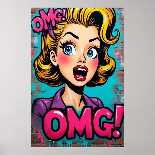 Poster OMG! Street Queen (Devant)