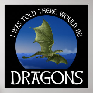 Poster On m'a dit qu'il y aurait des dragons