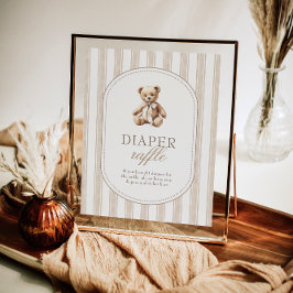 Poster On Peut Attendre Le Baby shower De Déchets Signe R