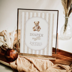 Poster On Peut Attendre Le Baby shower De Déchets Signe R