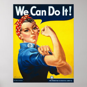 Poster On Peut Le Faire !Rosie le Riveter