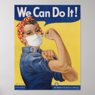 Poster On Peut Le Faire ! Rosie le Riveter
