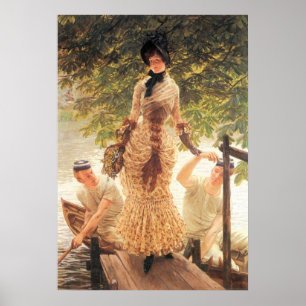 Poster On the Thames by James Tissot