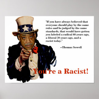 Poster Oncle Al Poster— Citation de Sowell
