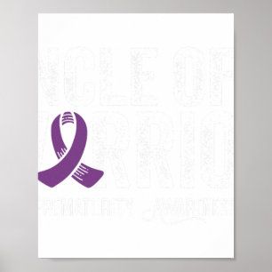 Poster Oncle D'Un Guerrier Nicu Prématurité Sensibilisati