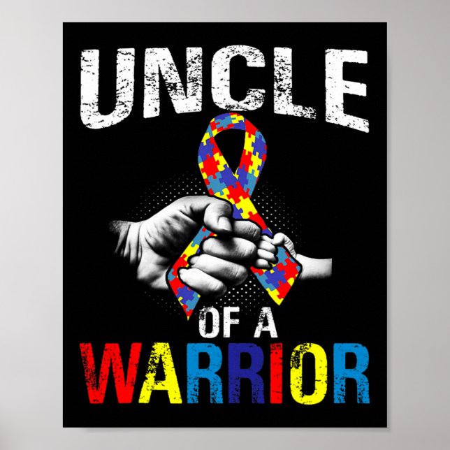Poster Oncle D'Une Sensibilisation sur l'autisme De Guerr (Devant)