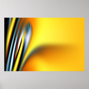 Poster onde jaune