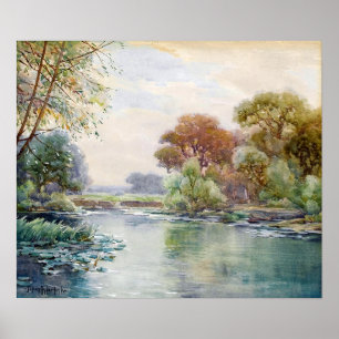 Poster Onderdonk - Paysage sans titre