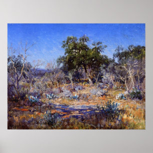 Poster Onderdonk - Un Jour De Janvier Dans Brush Country