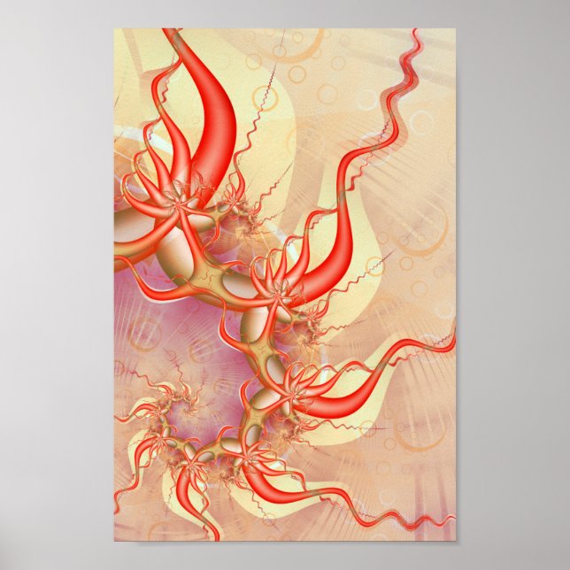 Poster Ondes sonores fractales (Devant)