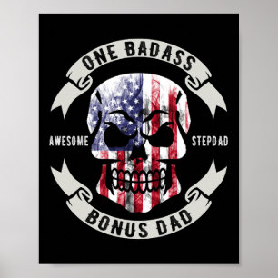 Poster One D Bonus Stepdad Anniversaire Étape Papa Fête d