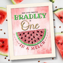 Poster One In A Melon 1er Anniversaire