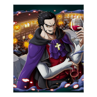 Poster One piece Dracule Mihawk