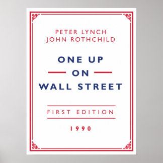 Poster One Up On Wall Street - Peter Lynch
