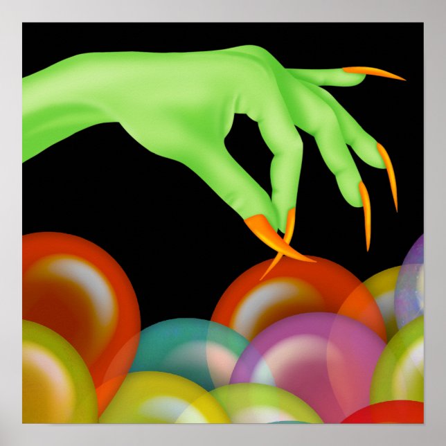 Poster Ongles de cuisine d'Halloween - SRF (Devant)