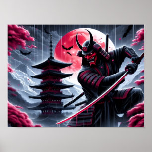 Poster Oni Samurai Slash