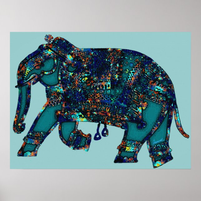 Poster Onyx Elephant (Devant)