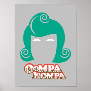 Poster Oompa Loompa Graphique de cheveux
