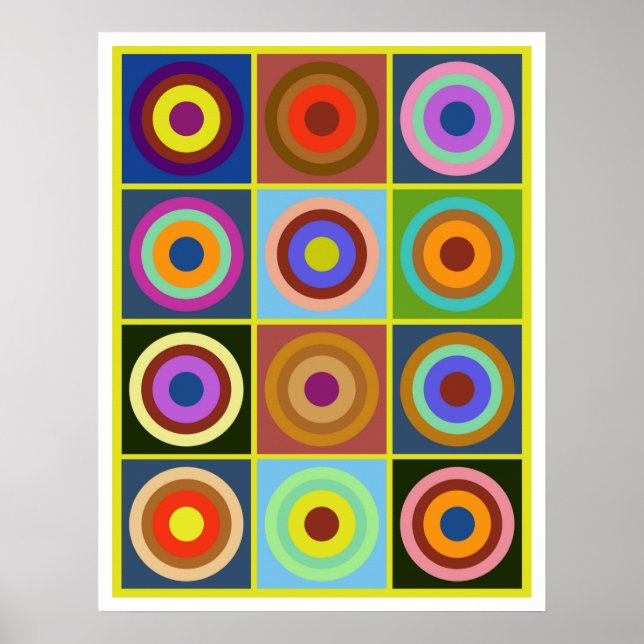 Poster Op Art #19 (Devant)