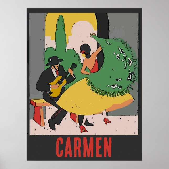 Poster Opéra, ajouter du texte (Devant)