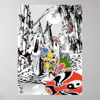 Poster Opéra chinois