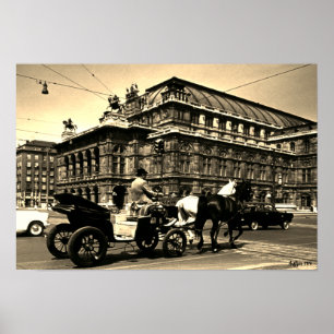 Poster Opéra de la Staatsoper de Vienne en Autriche Fiake