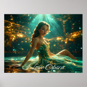 POSTER OPÉRA - J'AIME L'OPÉRA