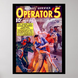Poster Opérateur de service secret 5 - nov.-déc. 1938a_Pu