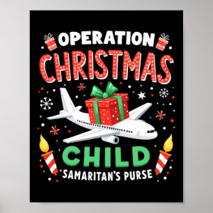 Poster Opération Noël Enfant Funny Famille Correspondant