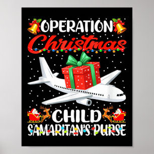 Poster Opération Noël Enfant Funny Famille Correspondant