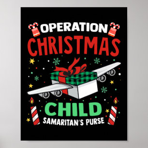 Poster Opération Noël Enfant Funny Famille Correspondant