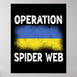 Poster Opération Toile d'araignée Héros de l'Ukraine Drap