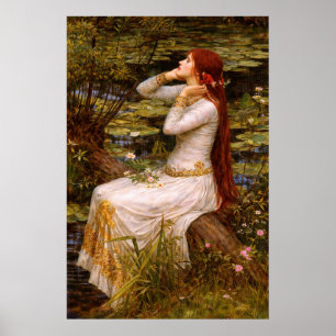 Poster Ophelia par John William Waterhouse