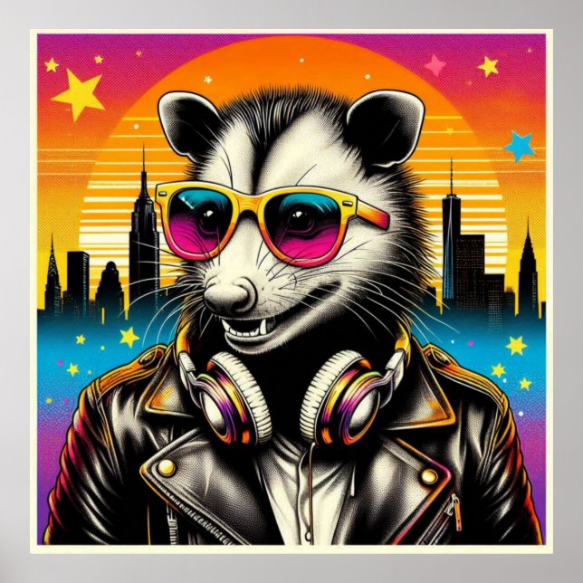 POSTER OPOSSUM-LIFE DANS LA VILLE 2 (Devant)