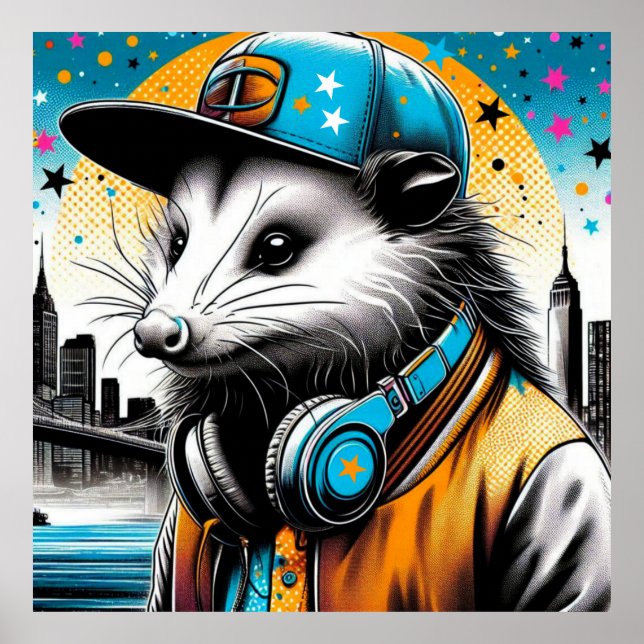 POSTER OPOSSUM-LIFE DANS LA VILLE 6 (Devant)
