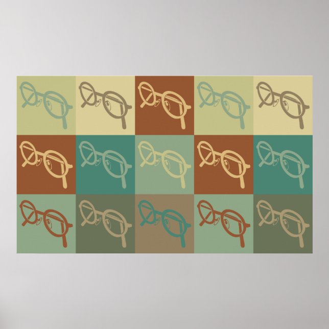 Poster Optique Pop Art (Devant)