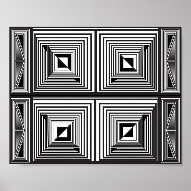 Poster Optique via Formes (Devant)