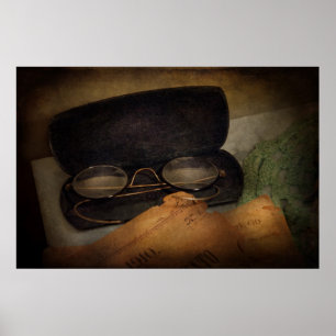 Poster Optométriste - Glaces pour la lecture