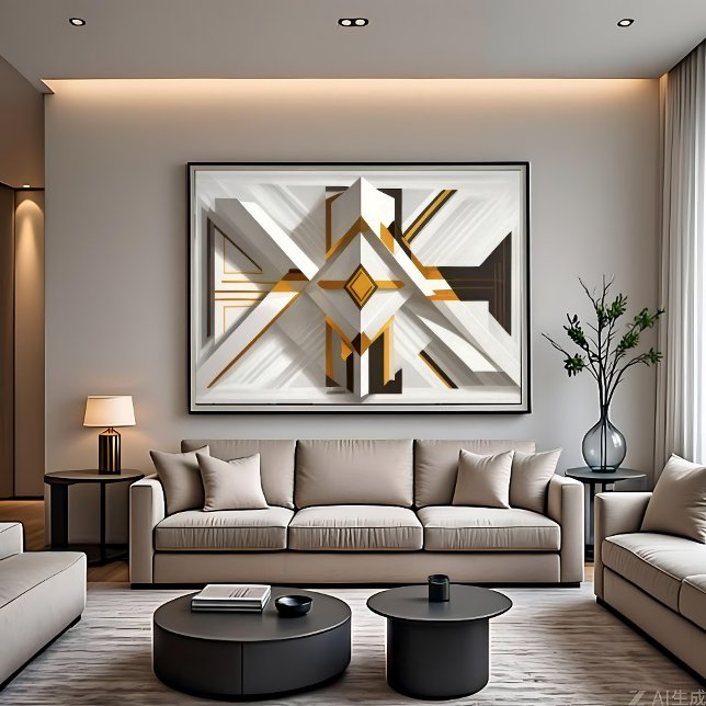 Poster Opulence Géométrique (Créateur téléchargé)