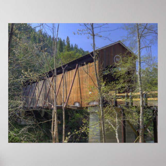 Poster OR, comté de Jackson, pont couvert de McKee (Devant)