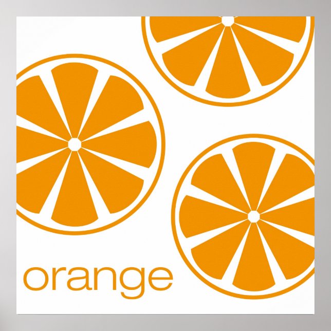 Poster orange (Devant)
