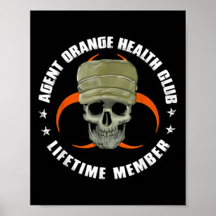 Poster Orange Agent Health Club Membre à vie Vietnam V