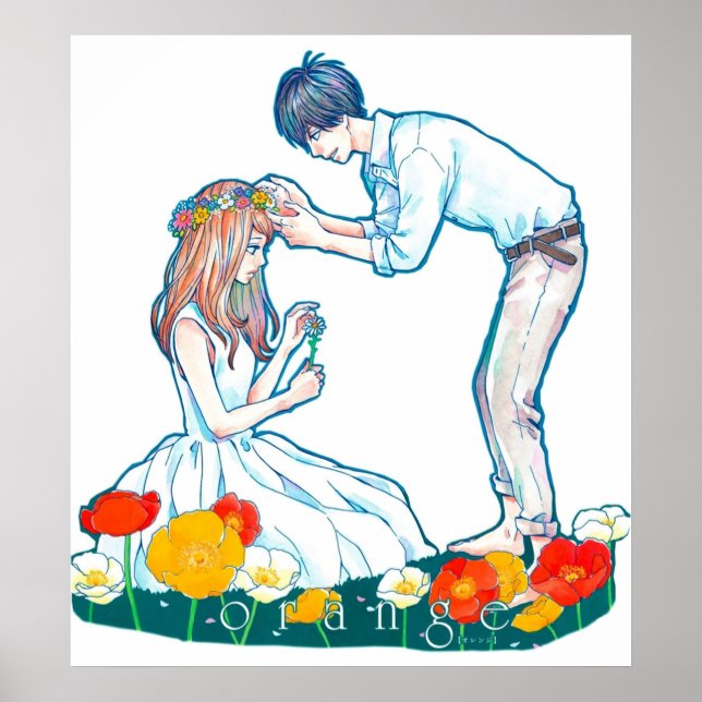 Poster Orange Anime Naho Kakeru Love (Devant)