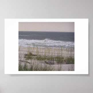 Poster Orange Beach II