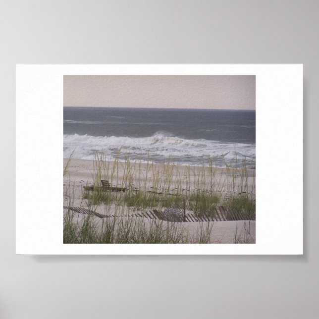 Poster Orange Beach II (Devant)