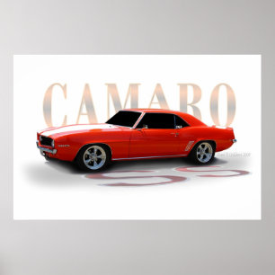 Poster orange classique