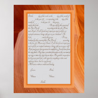 Orange Silk Ketubah Texte de la réforme canadienne